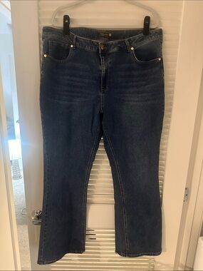 Baby Phat Dark Blue Flare Jeans